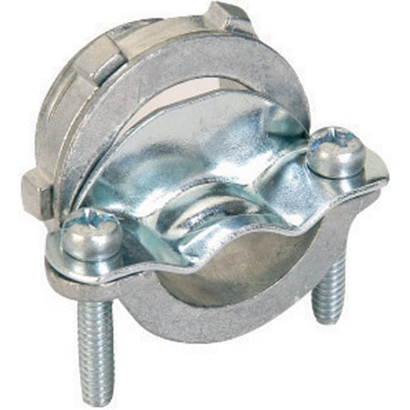 Gampak Conduit Fitting Clamp, Die Cast Zinc, PVC Coated 49663